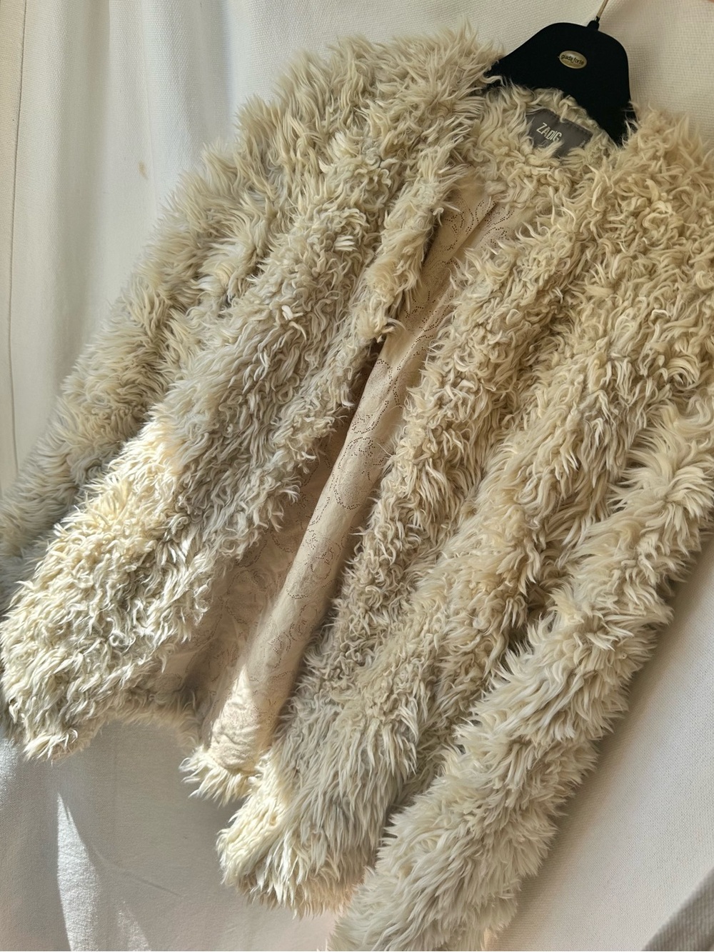 Zadig & Voltaire Faux-Fur Teddy Coat